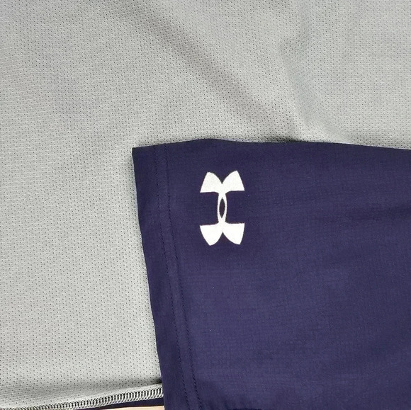 Under Armour HeatGear Compression Short sleeved shirt Blue&Gay #1228747 XL - Picture 8 of 9